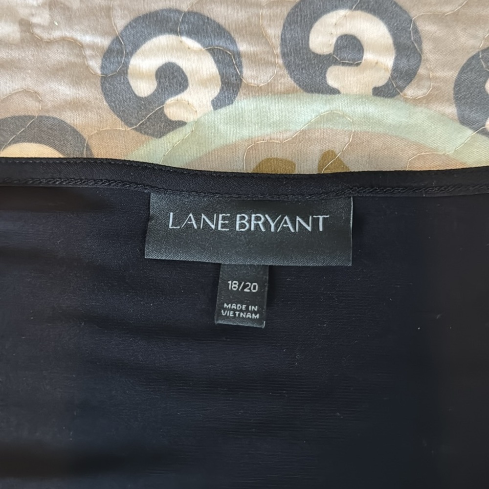 Lane Bryant Black Maxi Dress 18/20. EUC - Picture 6 of 9